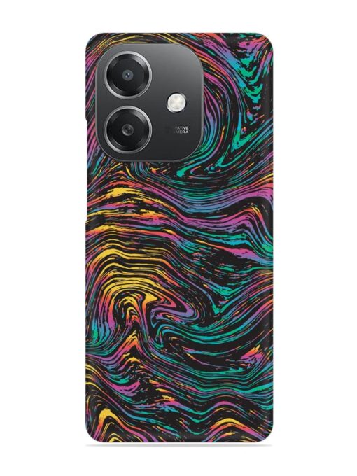 Abstract Liquid Colors Snap Case for Oppo A3X (5G) Zapvi