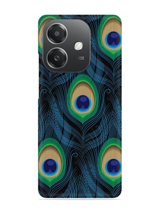 Seamless Pattern Peacock Snap Case for Oppo A3X (5G)