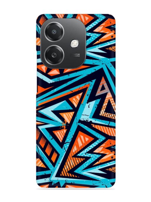 Abstract Seamless Grunge Snap Case for Oppo A3X (5G)