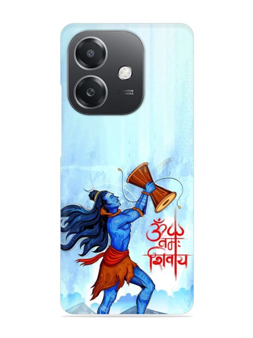 Illustration Lord Shiva Snap Case for Oppo A3X (5G)