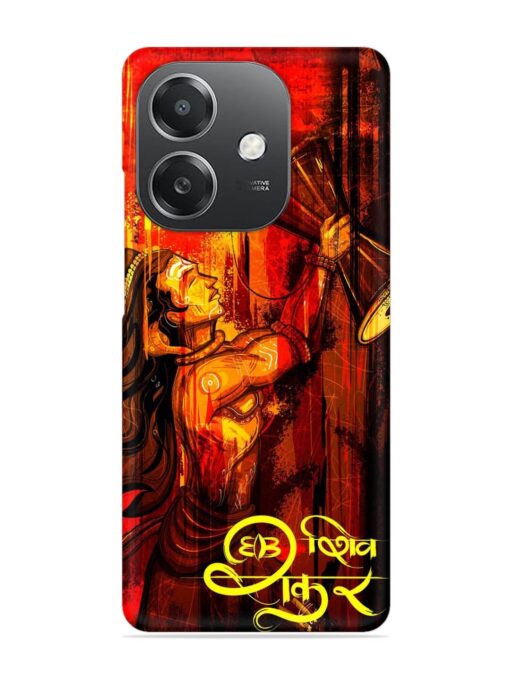 Illustration Lord Shiva Snap Case for Oppo A3X (5G)