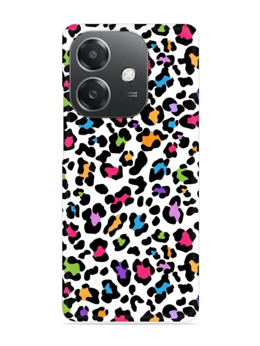 Seamless Leopard Pattern Snap Case for Oppo A3X (5G)