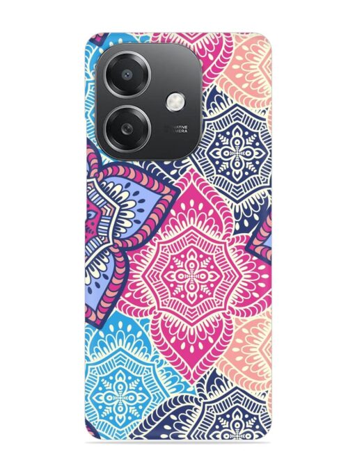 Ethnic Floral Seamless Snap Case for Oppo A3X (5G)