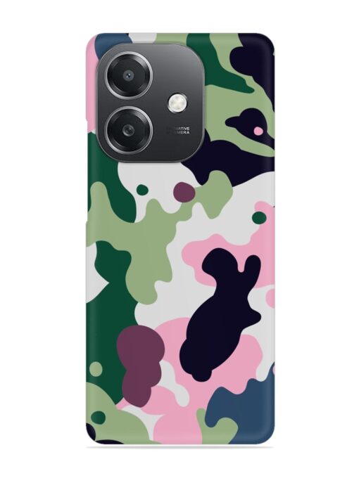 Seamless Funky Camouflage Snap Case for Oppo A3X (5G)