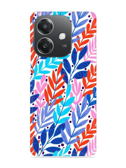 Bright Floral Tropical Snap Case for Oppo A3X (5G)