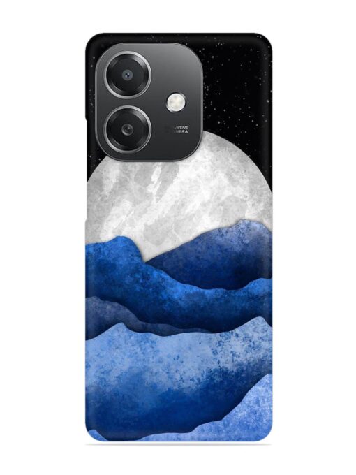 Full Moon Mountain Vector Snap Case for Oppo A3X (5G)