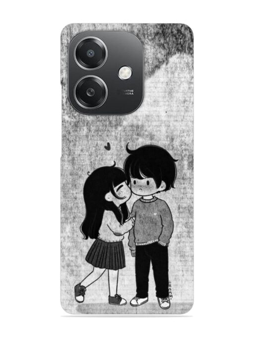 Couple Love Highlights Snap Case for Oppo A3X (5G)