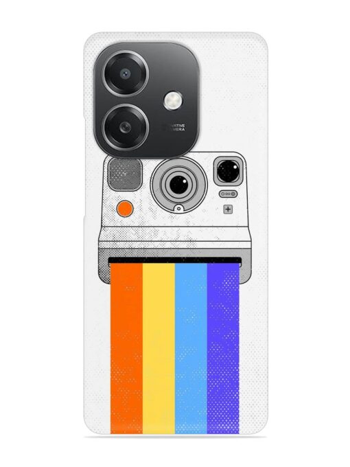 Retro Camera Art Snap Case for Oppo A3X (5G)