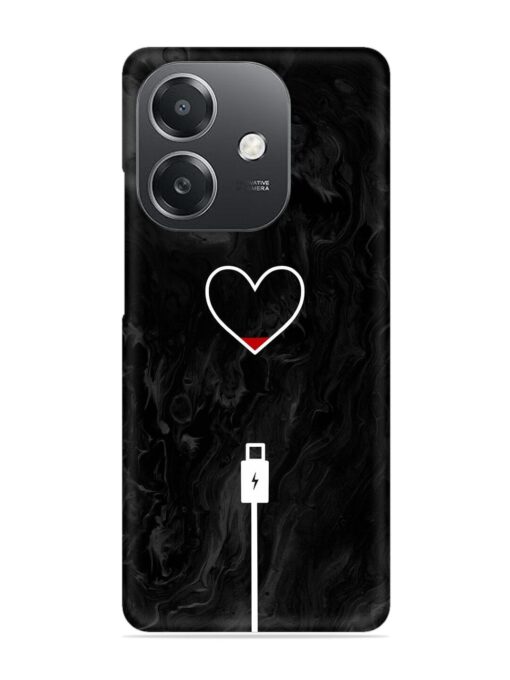 Heart Charging Vector Snap Case for Oppo A3X (5G)