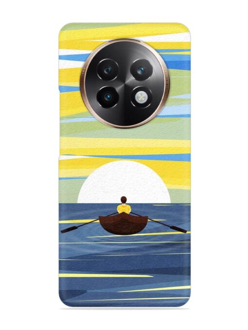 Rowing Person Ferry Paddle Snap Case for Realme 13 Plus (5G)