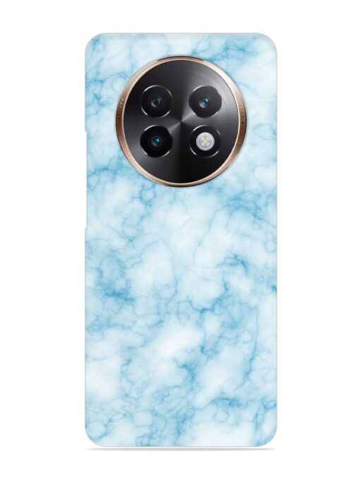 Blue White Natural Marble Snap Case for Realme 13 Plus (5G)