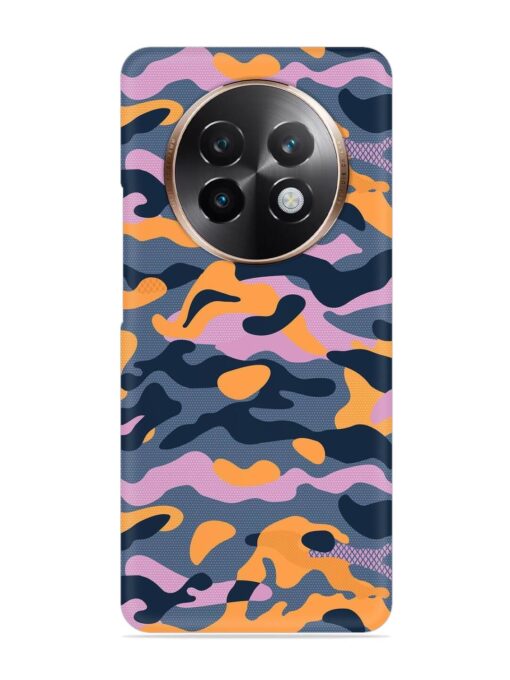 Camouflage Army Military English Orange Art Snap Case for Realme 13 Plus (5G)