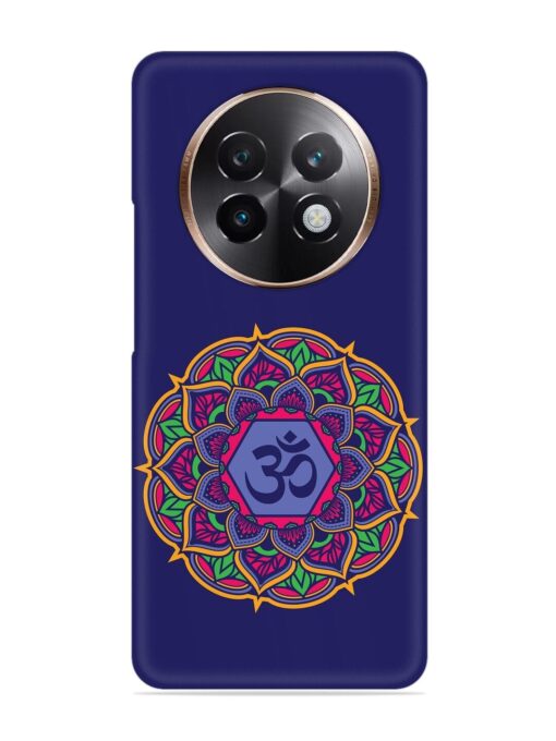 Om Mandala Art Blue Snap Case for Realme 13 Plus (5G)