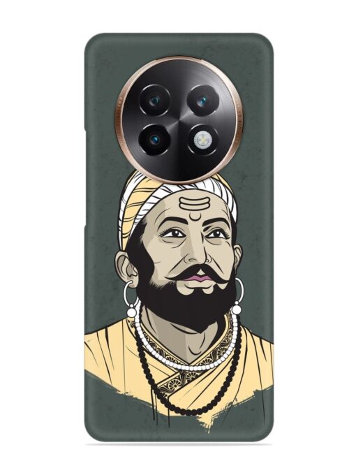 Shivaji Maharaj Vector Art Snap Case for Realme 13 Plus (5G)