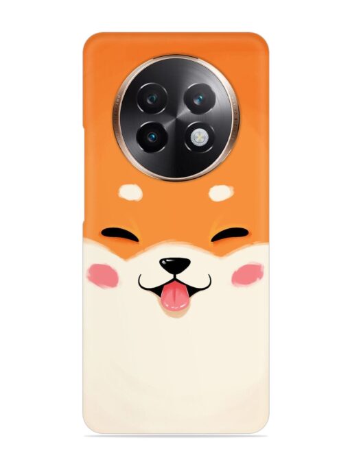 Cute Dog Face Vector Snap Case for Realme 13 Plus (5G)