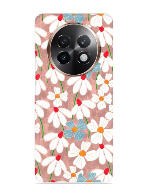 Abstract Petal Flowers Snap Case for Realme 13 Plus (5G) Zapvi