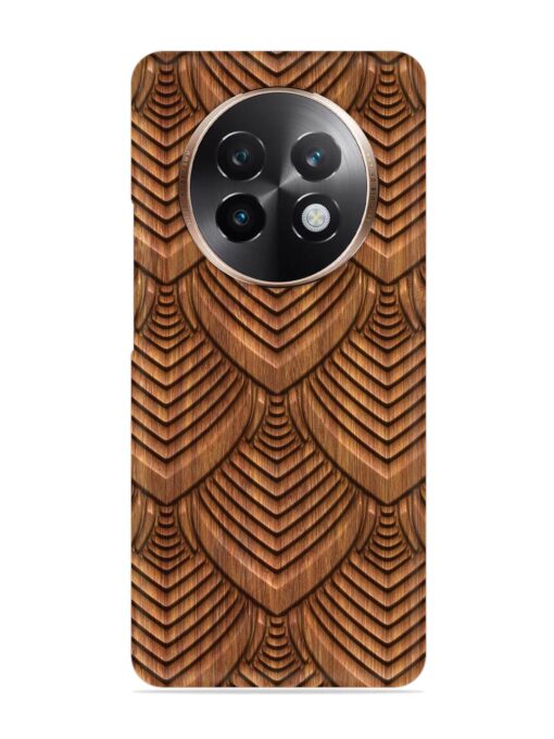 Carved Pattern On Snap Case for Realme 13 Plus (5G)