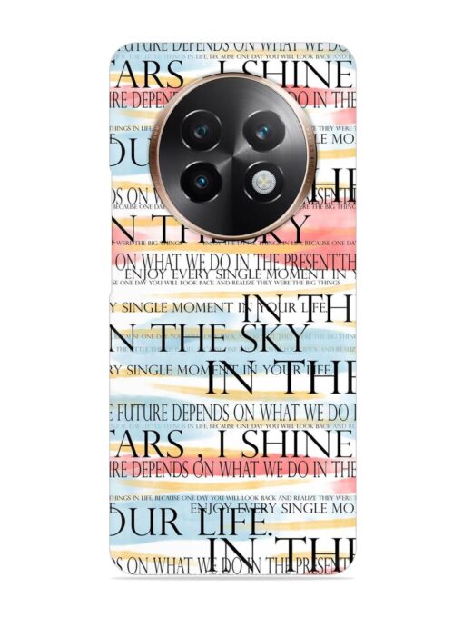 Seamless Slogans Pattern Snap Case for Realme 13 Plus (5G)