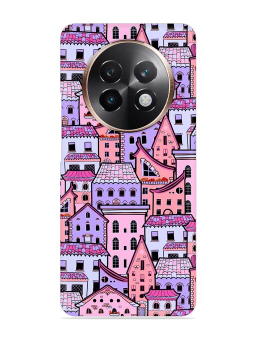 Seamless Pattern Houses Snap Case for Realme 13 Plus (5G)