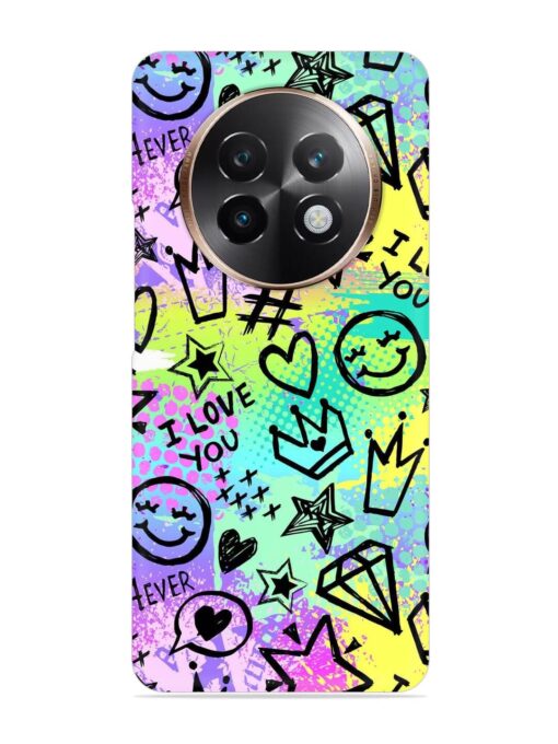 Bright Seamless Pattern Snap Case for Realme 13 Plus (5G)