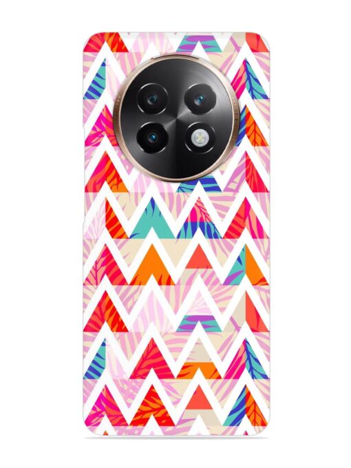 Abstract Triangle Background Snap Case for Realme 13 Plus (5G)