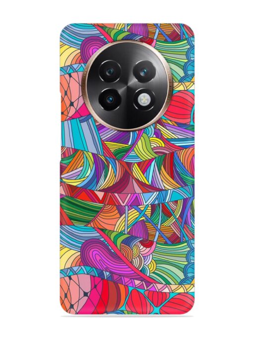 Seamless Patterns Hand Drawn Snap Case for Realme 13 Plus (5G)