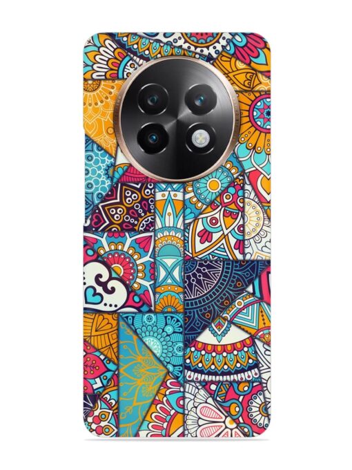 Patchwork Pattern Vintage Snap Case for Realme 13 Plus (5G)