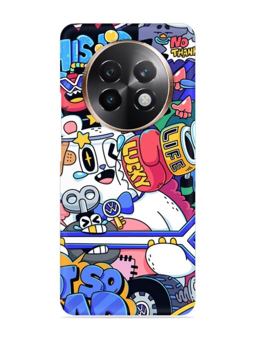 Universal Doodle Snap Case for Realme 13 Plus (5G)