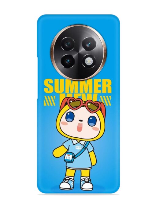 Summer Mew Cartoon Snap Case for Realme 13 Plus (5G)