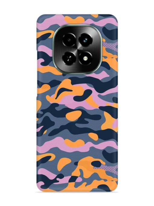 Camouflage Army Military English Orange Art Snap Case for Realme C63 (5G)