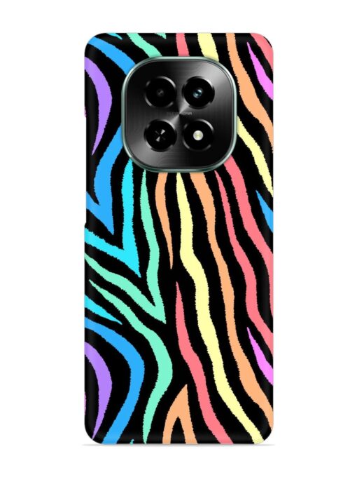 Colorful Abstract Zebra Snap Case for Realme C63 (5G)