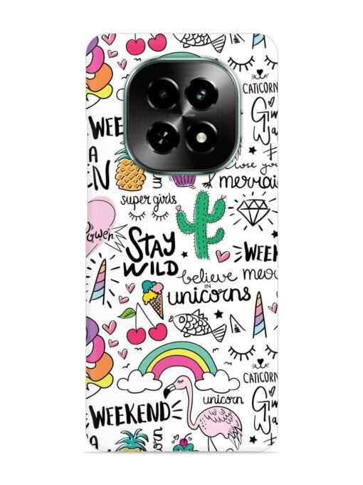 Unicorn Ice Cream Snap Case for Realme C63 (5G)