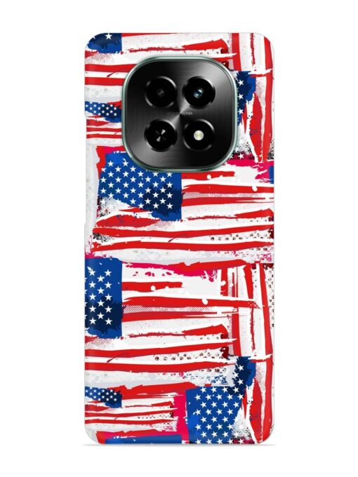 Usa Flag Seamless Snap Case for Realme C63 (5G)