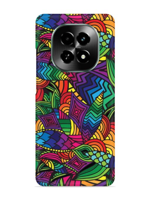 Abstract Multicolor Seamless Snap Case for Realme C63 (5G)