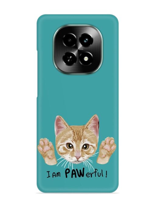 Typography Slogan Cat Snap Case for Realme C63 (5G)