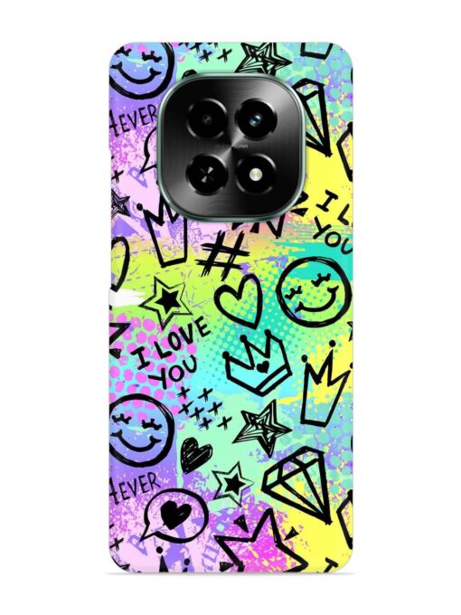 Bright Seamless Pattern Snap Case for Realme C63 (5G)