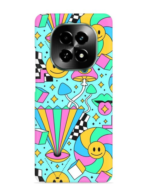 Trippy Rainbow 60S Snap Case for Realme C63 (5G)