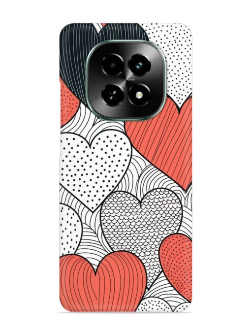 Girly Heart Seamless Snap Case for Realme C63 (5G)