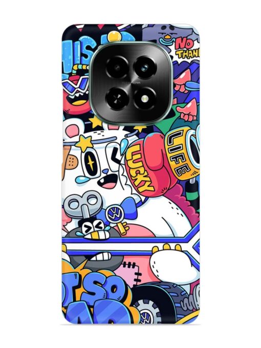 Universal Doodle Snap Case for Realme C63 (5G)