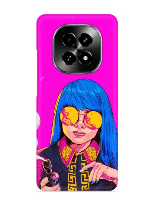 Aesthetic Anime Girl Snap Case for Realme C63 (5G)