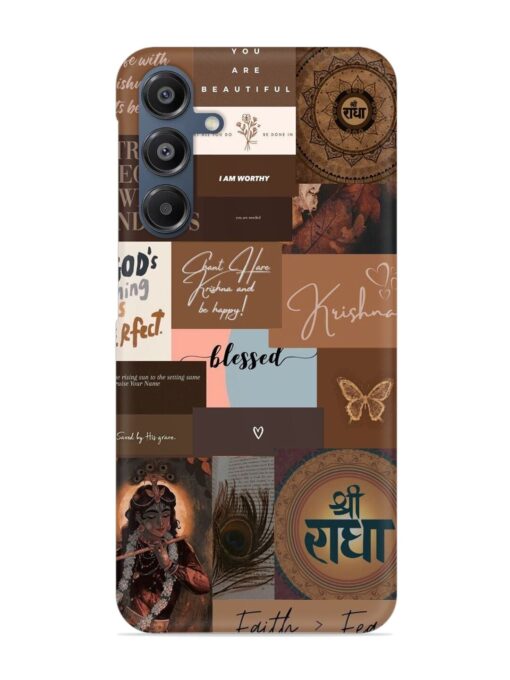 Krishna-Inspired Aesthetic Snap Case for Samsung Galaxy A16 (5G)