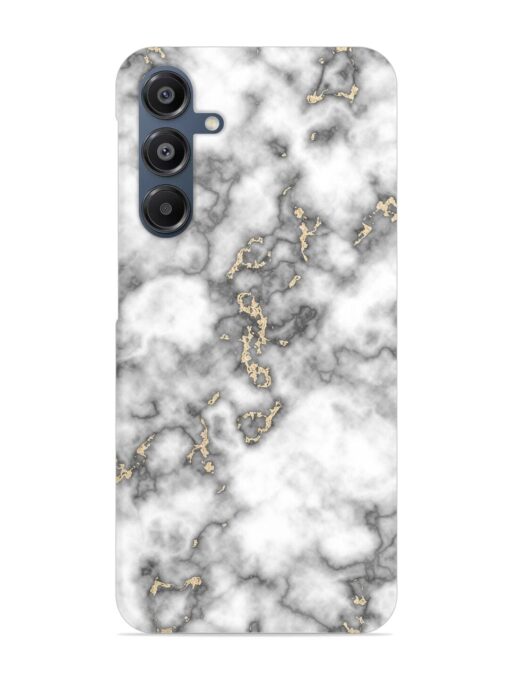 Gray And Gold Marble Snap Case for Samsung Galaxy A16 (5G) Zapvi