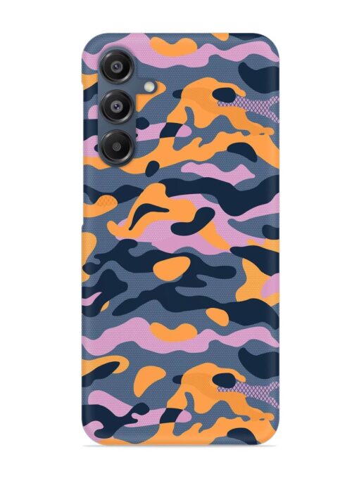 Camouflage Army Military English Orange Art Snap Case for Samsung Galaxy A16 (5G) Zapvi