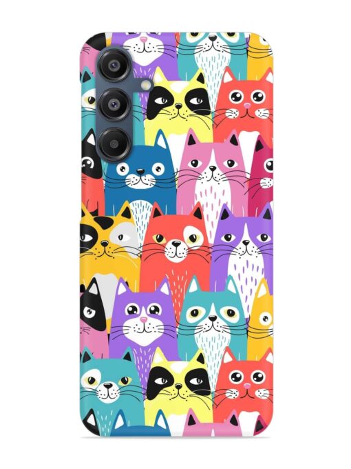 Funny Cartoon Cats Snap Case for Samsung Galaxy A16 (5G)