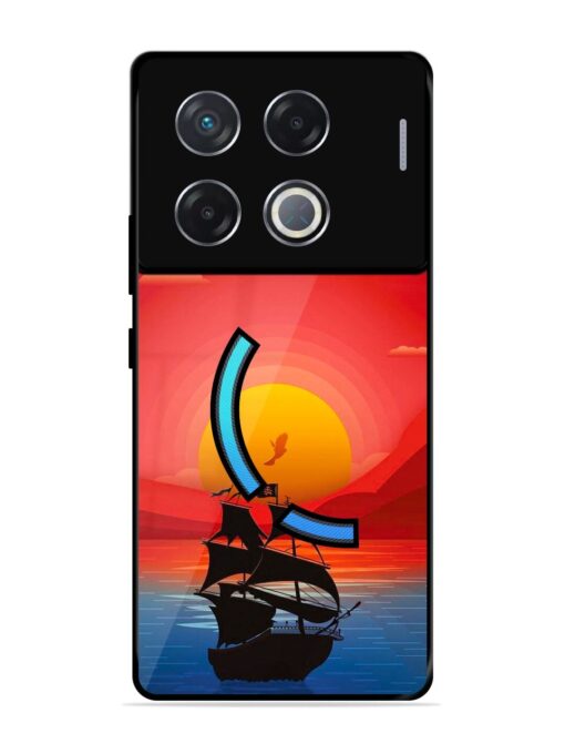 Sunset Sail Glossy Metal Phone Cover for Infinix Gt 20 Pro (5G)