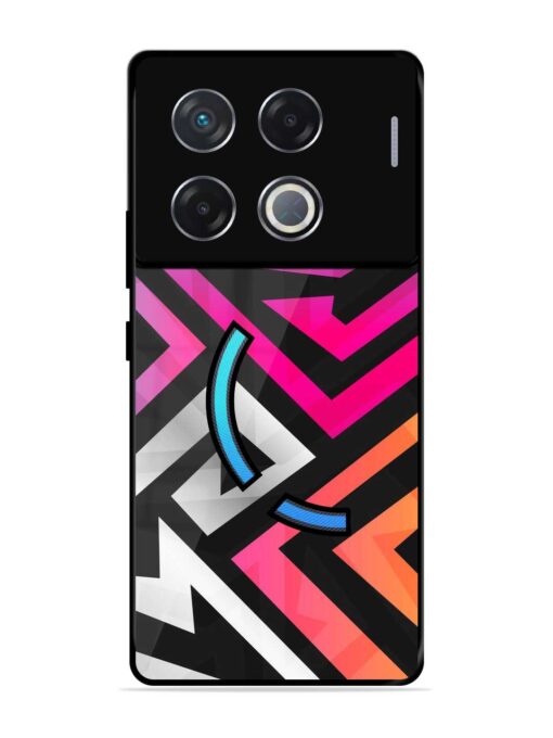 Rainbow Seamless Glossy Metal Phone Cover for Infinix Gt 20 Pro (5G)