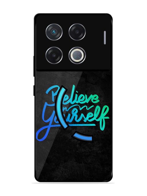 Believe In Yourself Glossy Metal Phone Cover for Infinix Gt 20 Pro (5G)