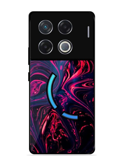 Abstract Background Glossy Metal Phone Cover for Infinix Gt 20 Pro (5G) Zapvi