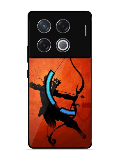 Illustration Lord Rama Glossy Metal Phone Cover for Infinix Gt 20 Pro (5G)