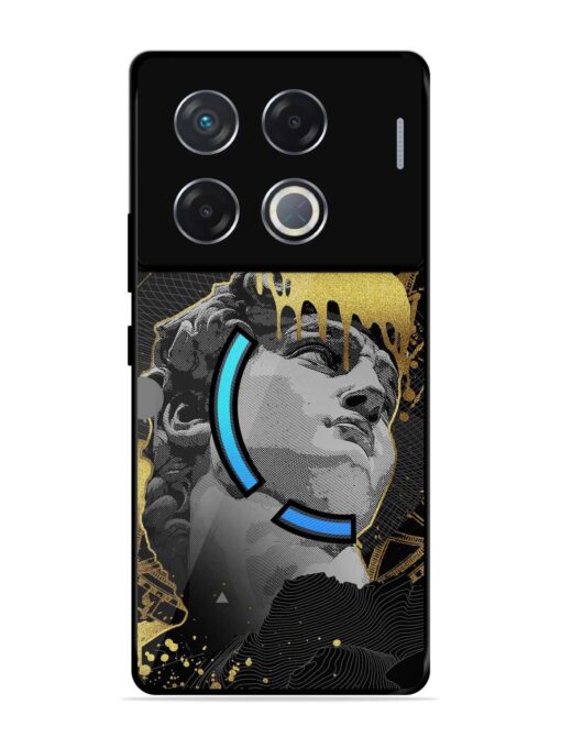 Roman Face Glossy Metal Phone Cover for Infinix Gt 20 Pro (5G)